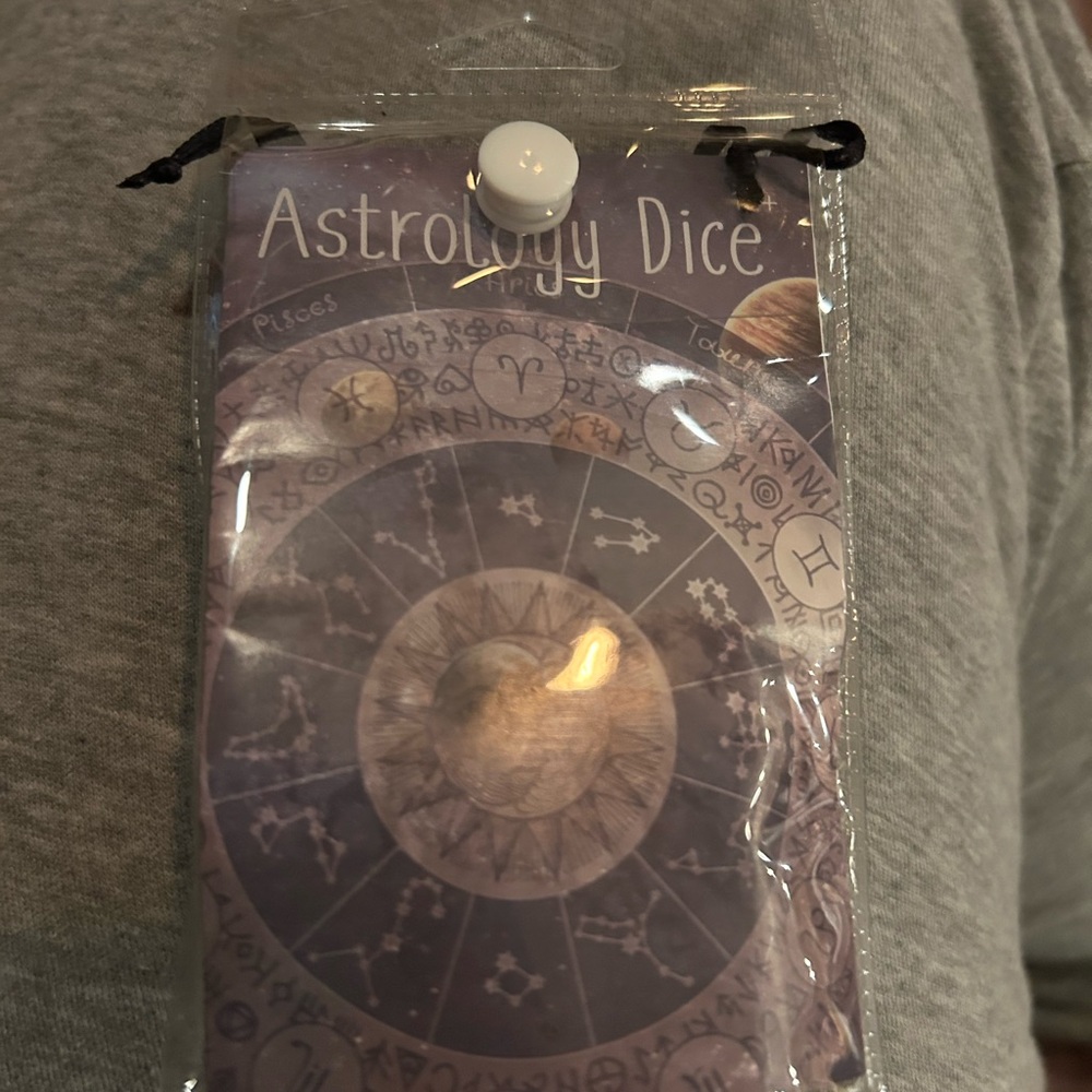 Astrology Dice Set